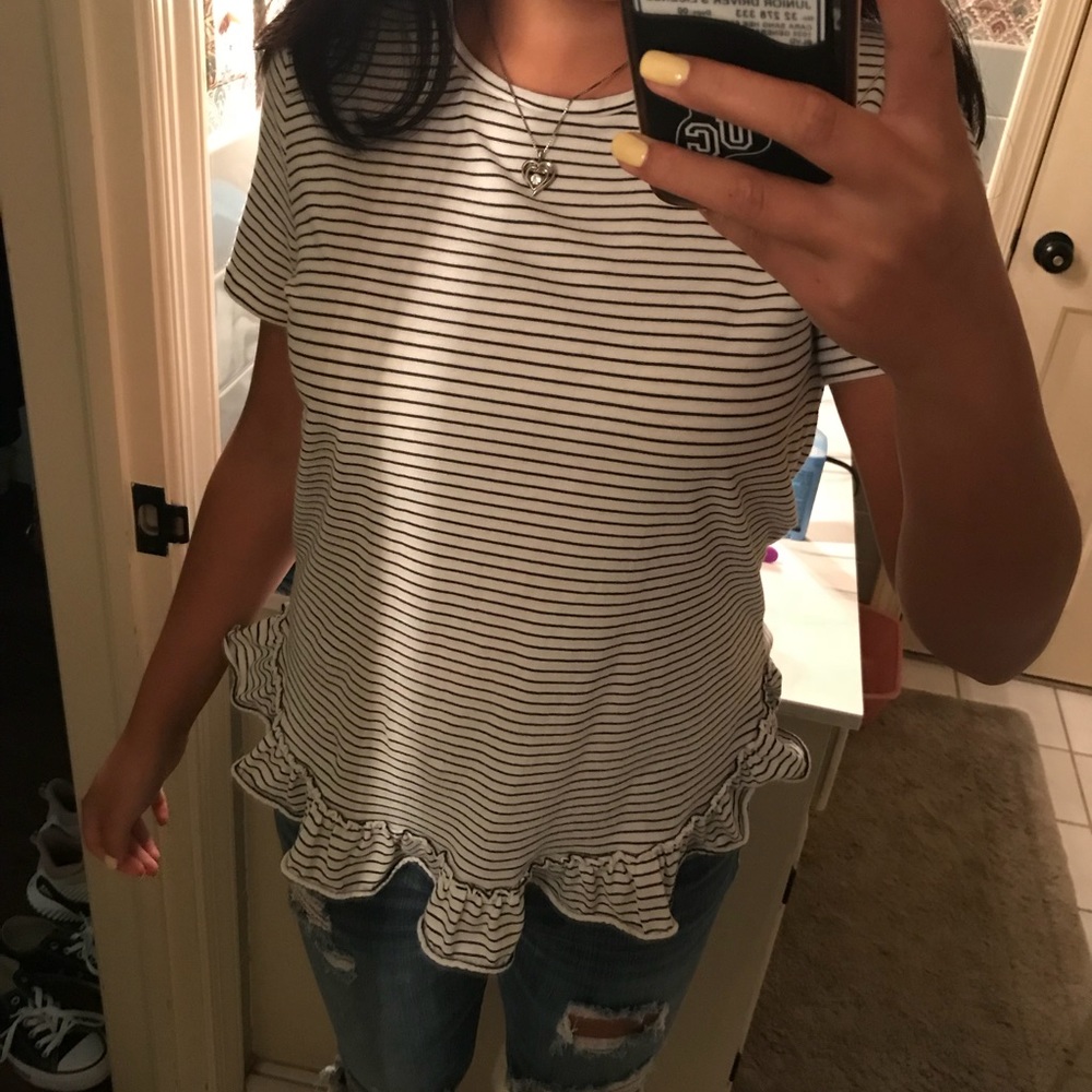 ON HOLD Banana Republic Peplum Bottom Shirt